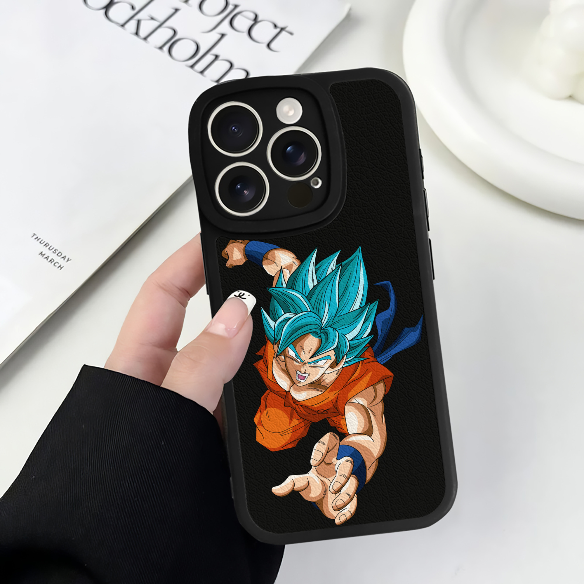 （画像用） ドラゴンボール ベジット DRAGON BALL Vegetto 【iPhone 16シリーズ対応】シリコンスマホケース（レザー調） 材質：シリコン